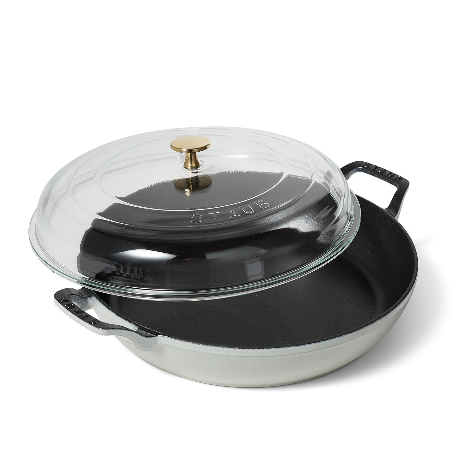 Staub Heritage All-Day Pan with Domed Glass Lid, 3.5 qt.