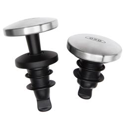 OXO Steel Spillproof Wine Stopper, Set of 2 Great cork