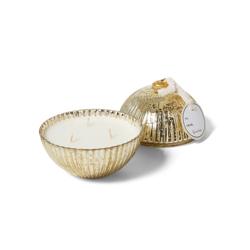 Sur La Table White Peppercorn Ornament Candle