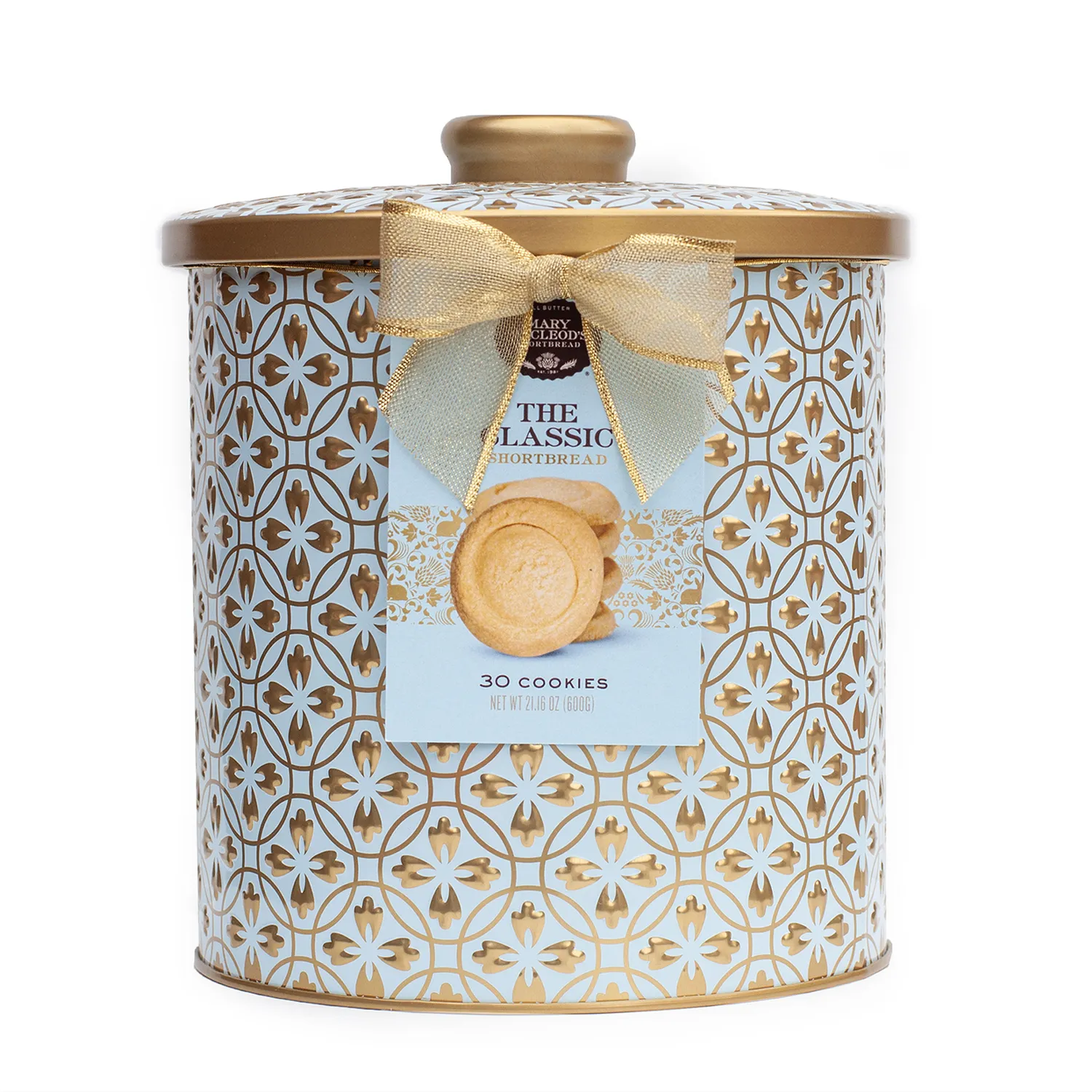 Mary Macleod's Classic Shortbread Embossed Cookie Tin