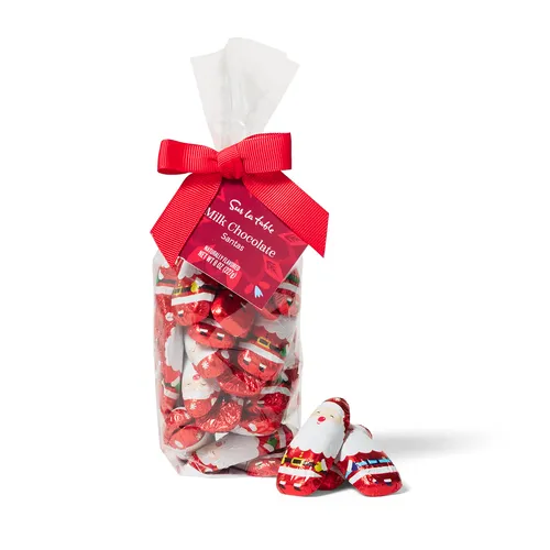 Sur La Table Chocolate Foiled Santas