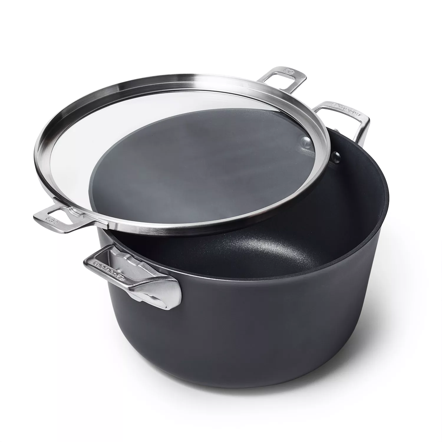 Calphalon Premier Space-Saving Hard-Anodized Nonstick Stockpot, 12