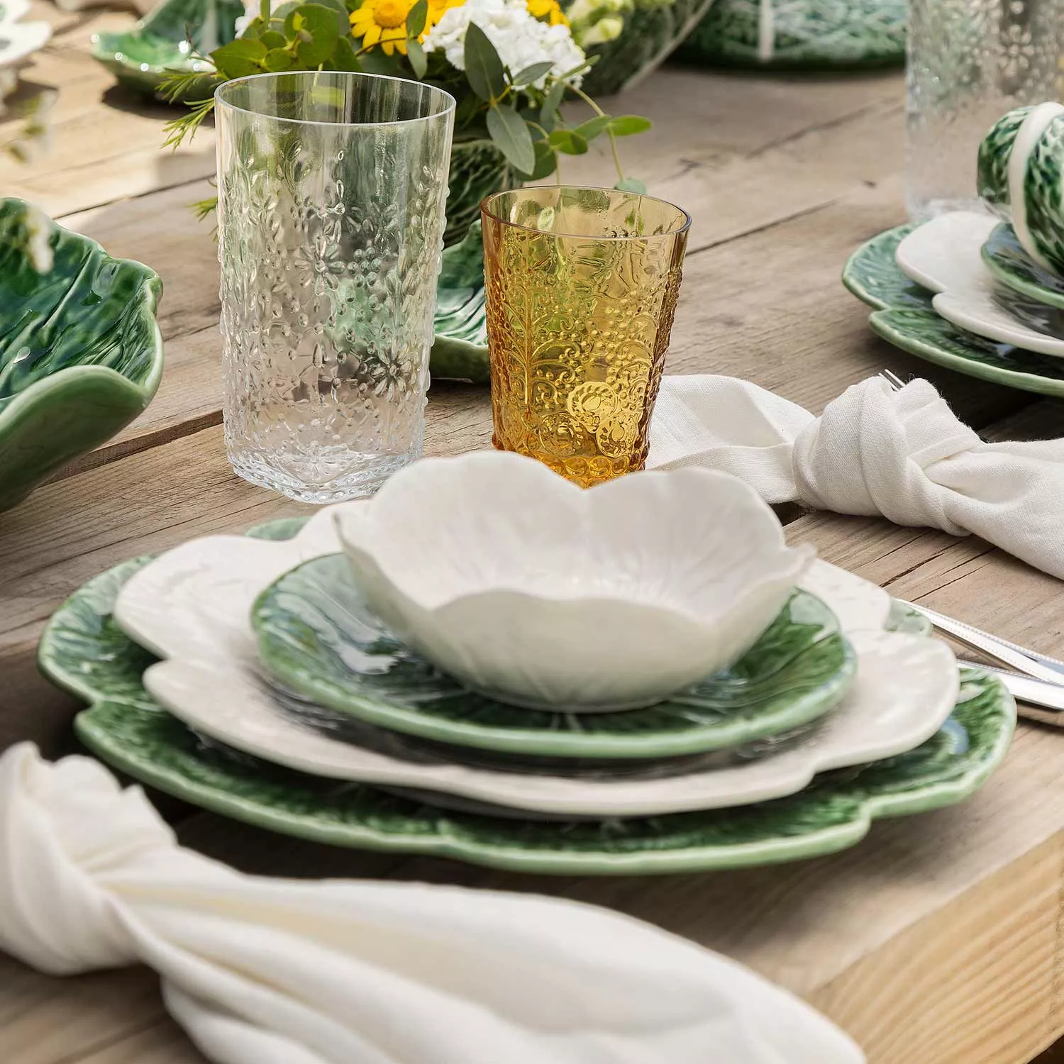 Bordallo Pinheiro Cabbage Green Charger Plate | Sur La Table