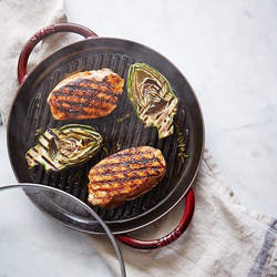 Steam-Grilled Pork and Artichokes
