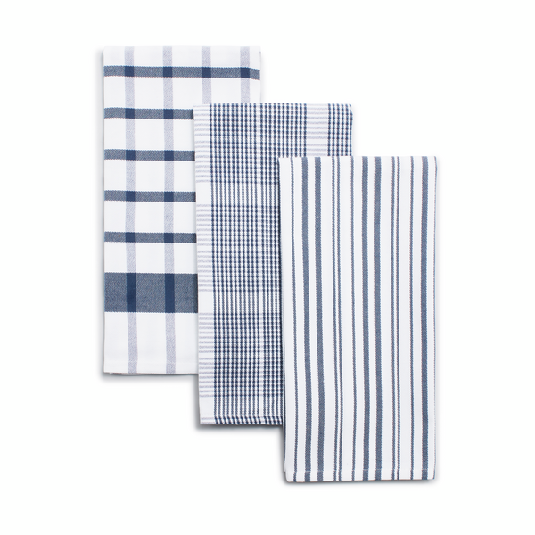 Sur La Table Assorted Twill Kitchen Towels, Set of 3 | Sur La Table