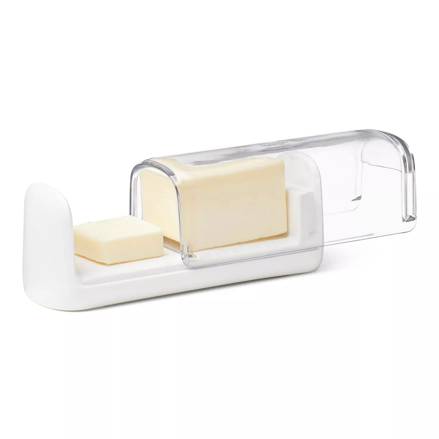 Chef'n Slice'N Store Butter Dish, White