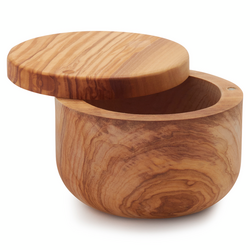 Sur La Table Olivewood Salt Keeper Beautiful salt container