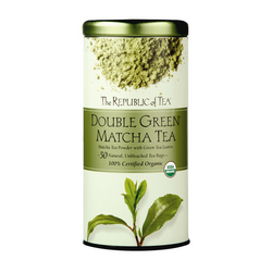 The Republic of Tea Double Green Matcha Tea A great after-lunch beverage