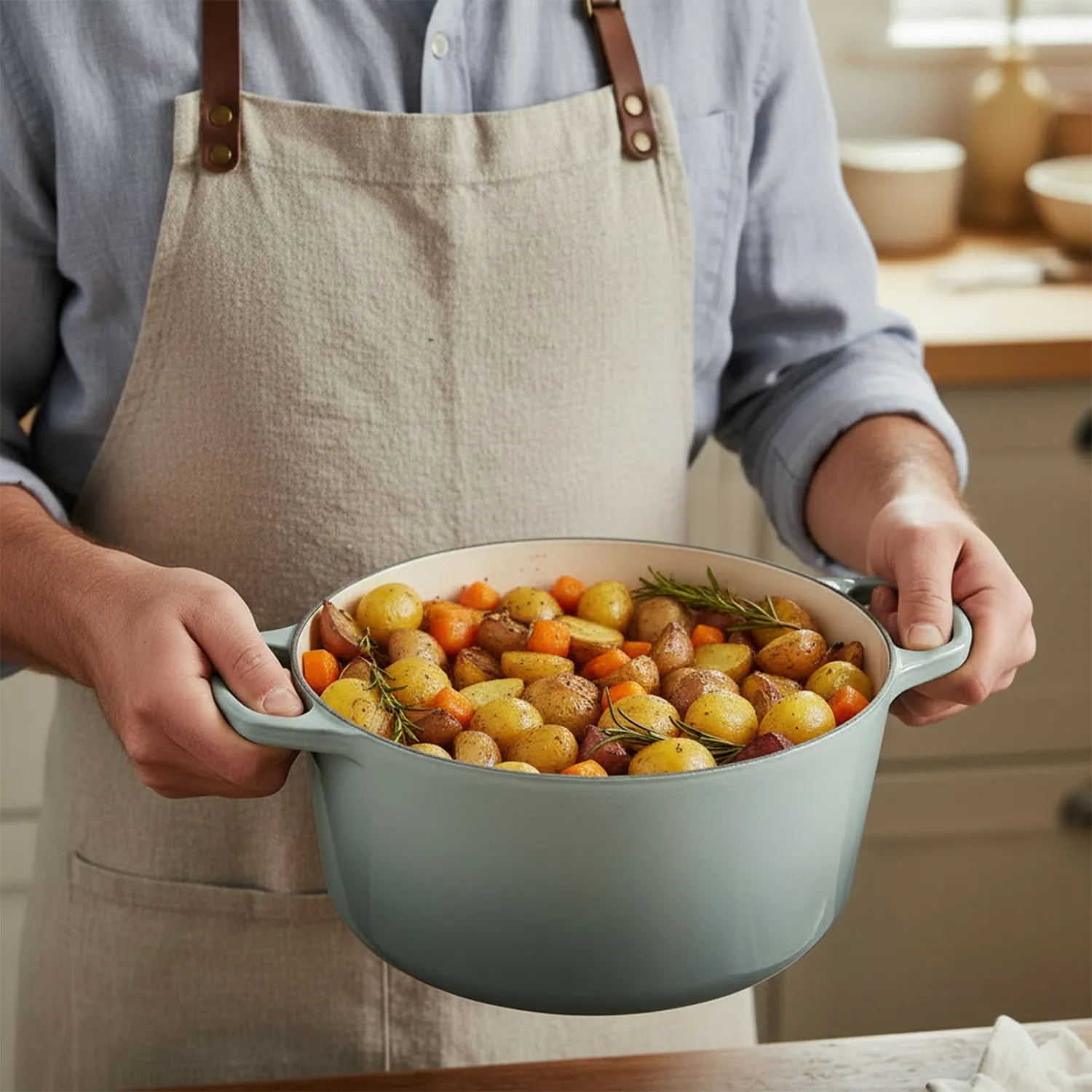 Le Creuset Signature Deep Round Dutch Oven, 6.5qt.