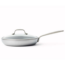 GreenPan Craft Steel Nonstick Skillet with Lid, 12&#34;