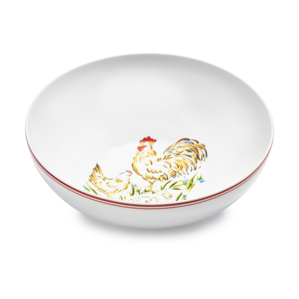 Farmhouse Rooster Serving Bowl