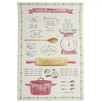 Sur La Table Weights and Measures Kitchen Towel, 28&#34; x 18&#34;