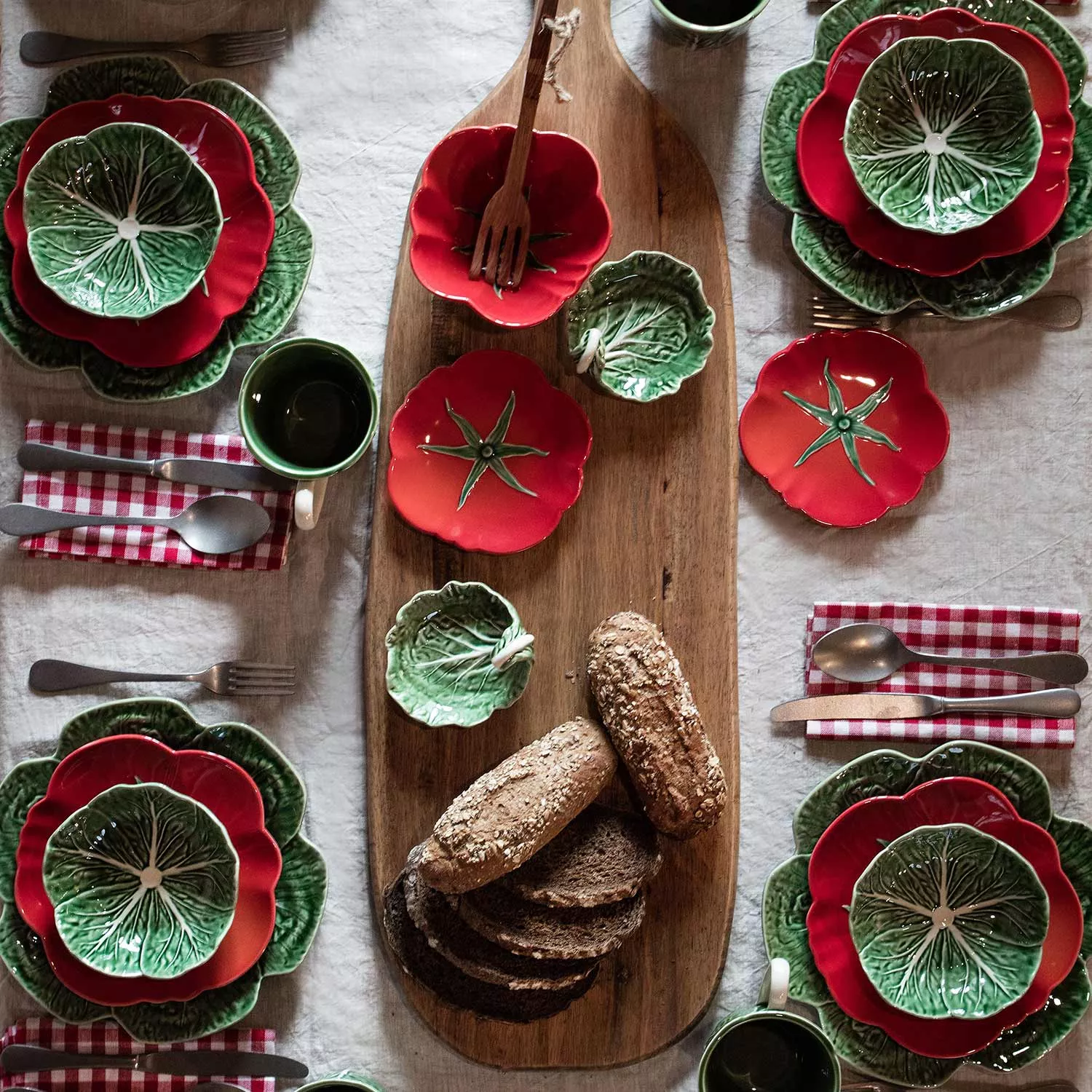 Bordallo Pinheiro Cabbage Green Cereal Bowl