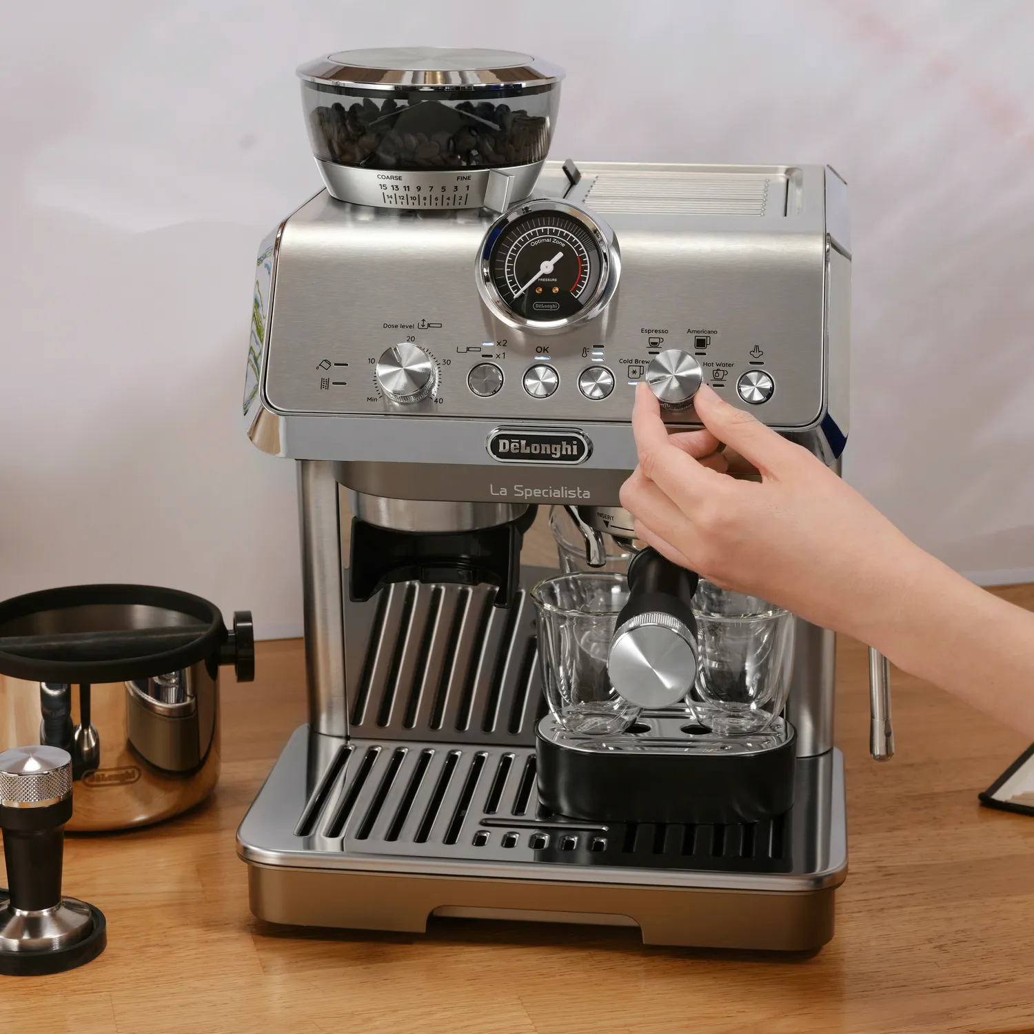 De'Longhi La Specialista Arte Evo Espresso Machine with Cold Brew