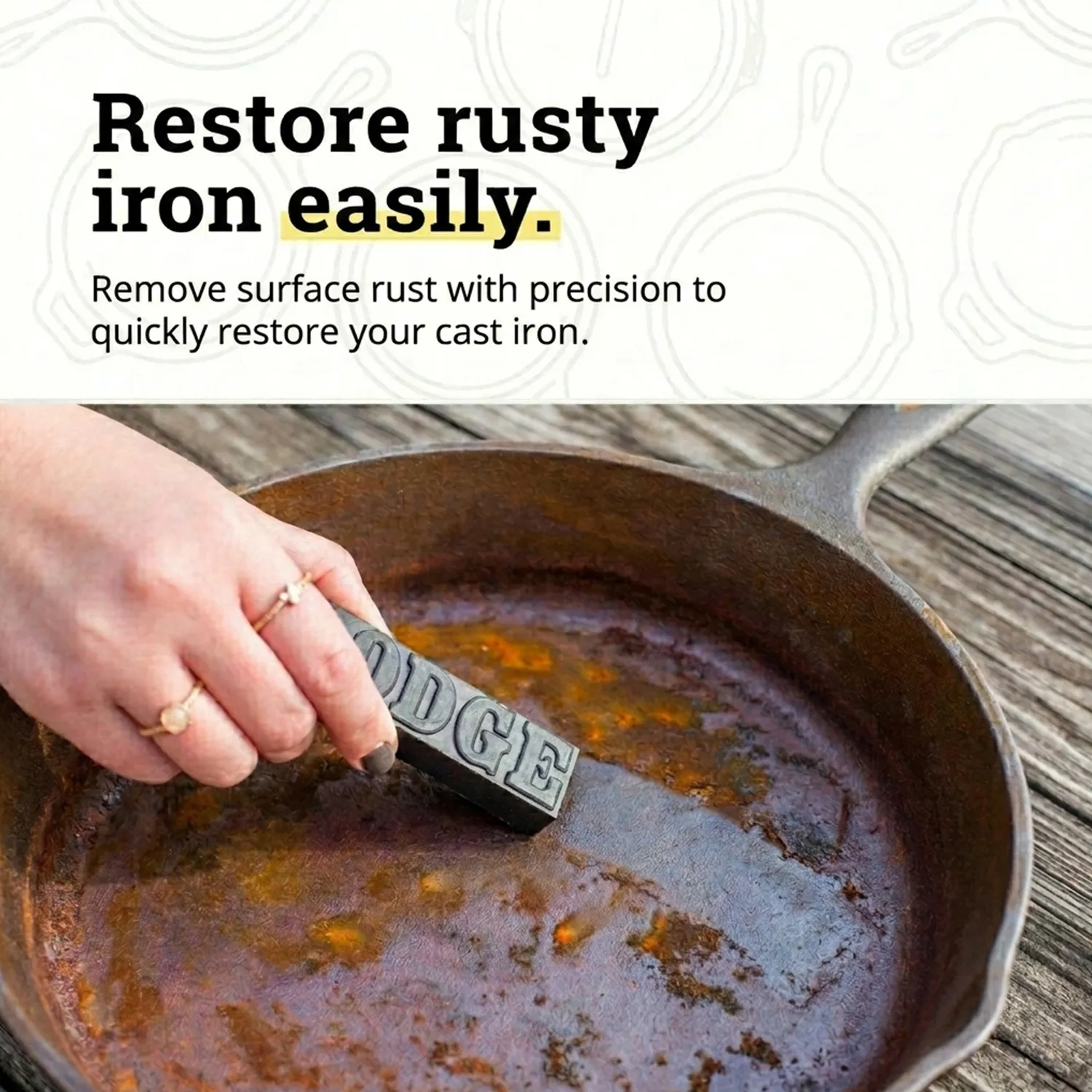 Lodge Rust Eraser