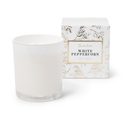 Sur La Table White Peppercorn Candle