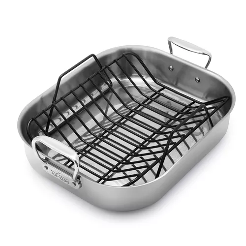 All-Clad Stainless Steel Roasting Pan with Nonstick Rack