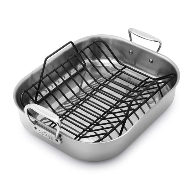 All-Clad Stainless Steel Roasting Pan with Nonstick Rack