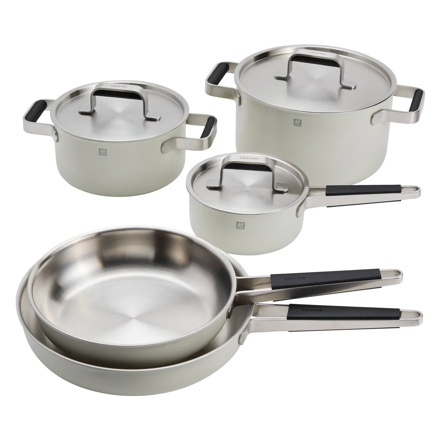 Zwilling Pure Stainless Steel 8-Piece Cookware Set