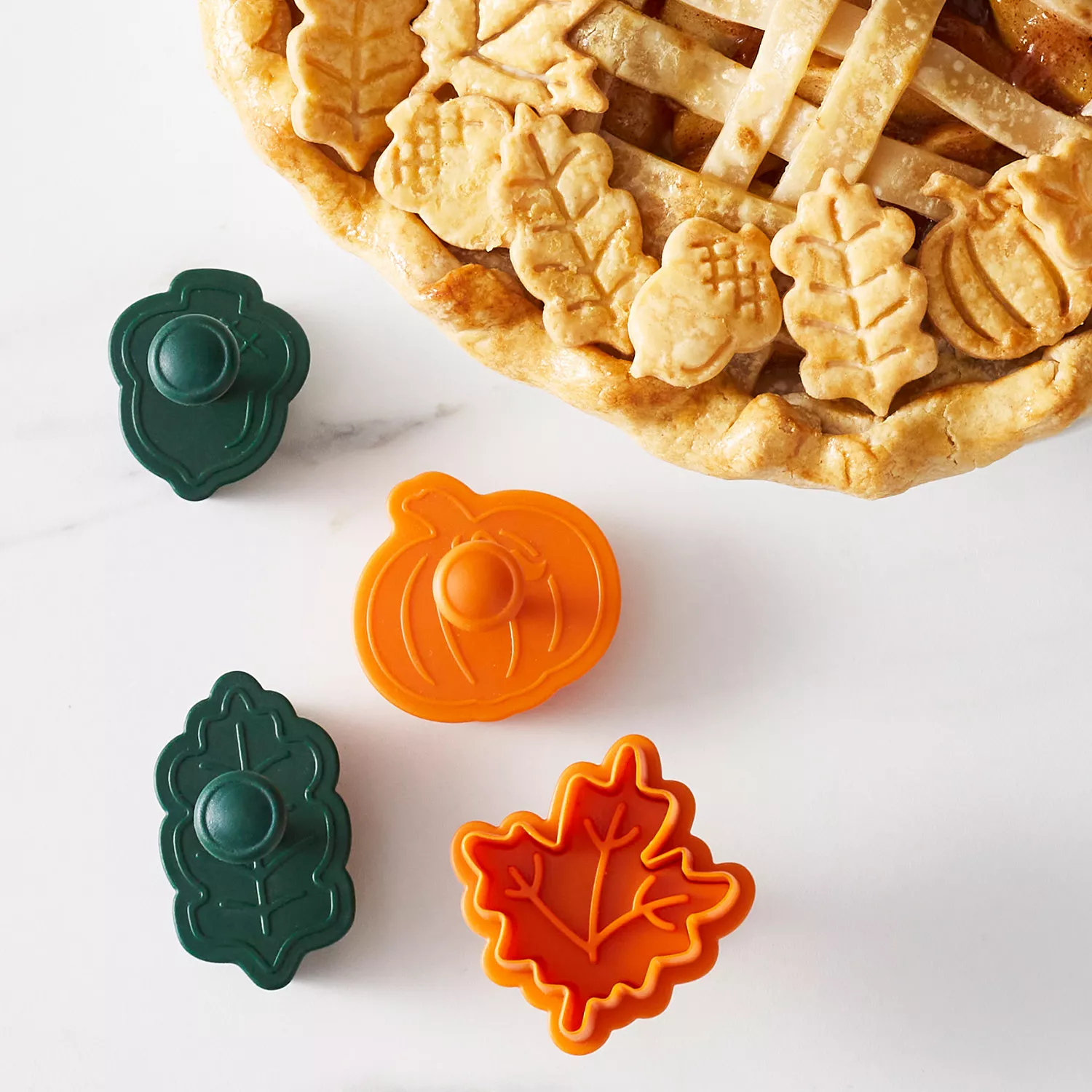 Fall Leaf Pie Crust Cutter Set