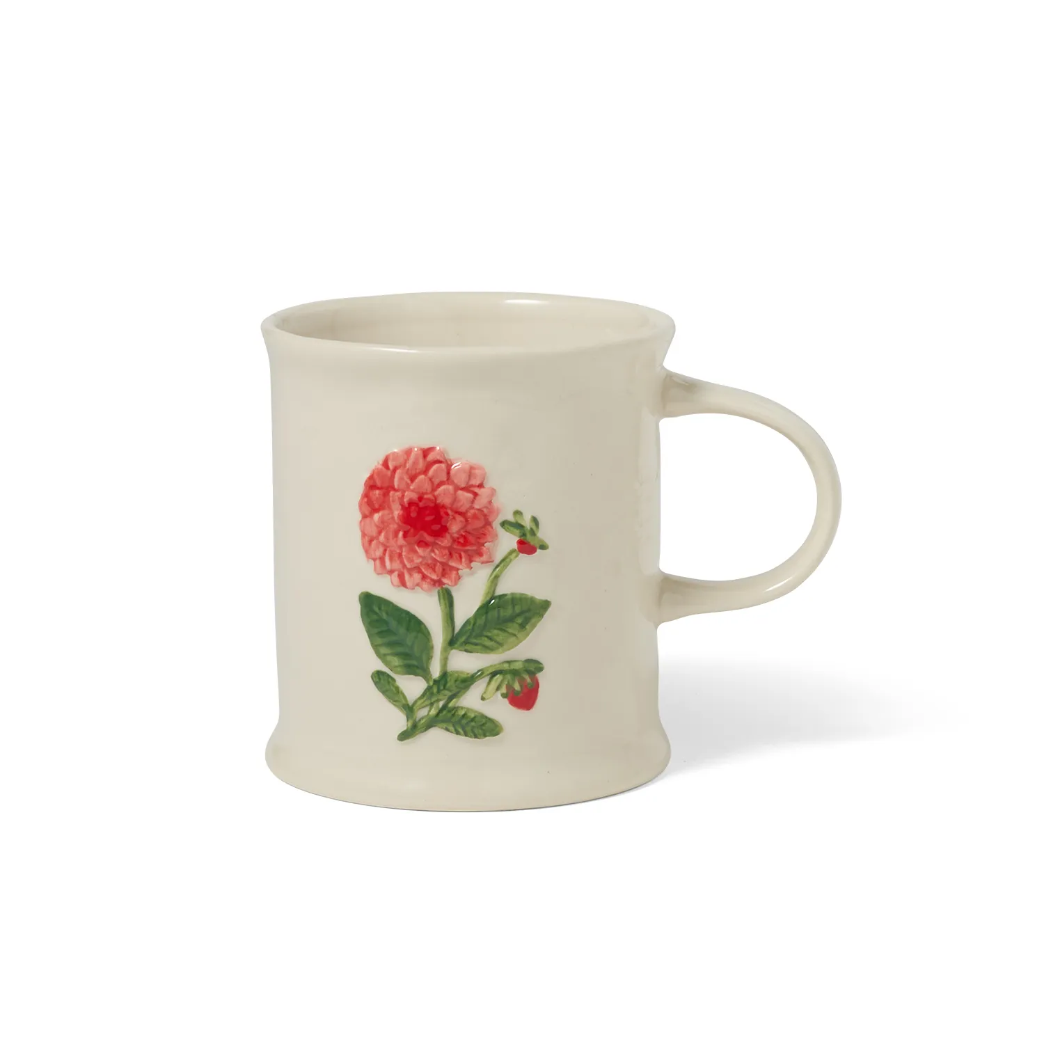 Sur La Table Embossed Floral Mug