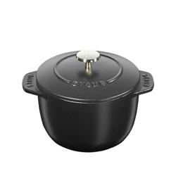 Staub Black Petite Round Oven, .75 qt. Love Staub