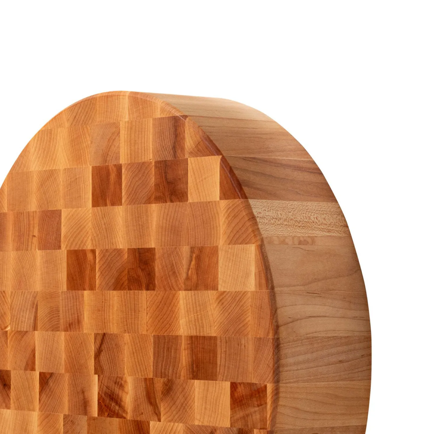 John Boos Maple End-Grain Round Chopping Block, 18" x 4"