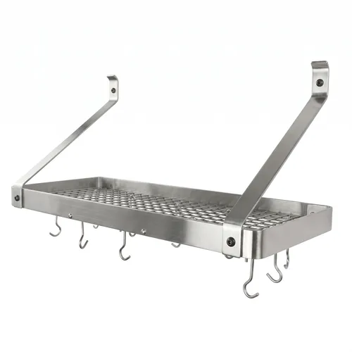 Enclume Gourmet Stainless Steel Deep Bookshelf Wall Racks
