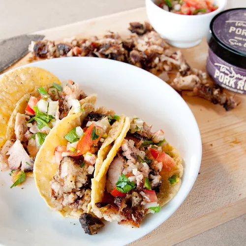 Barbeque Pork Butt Tacos