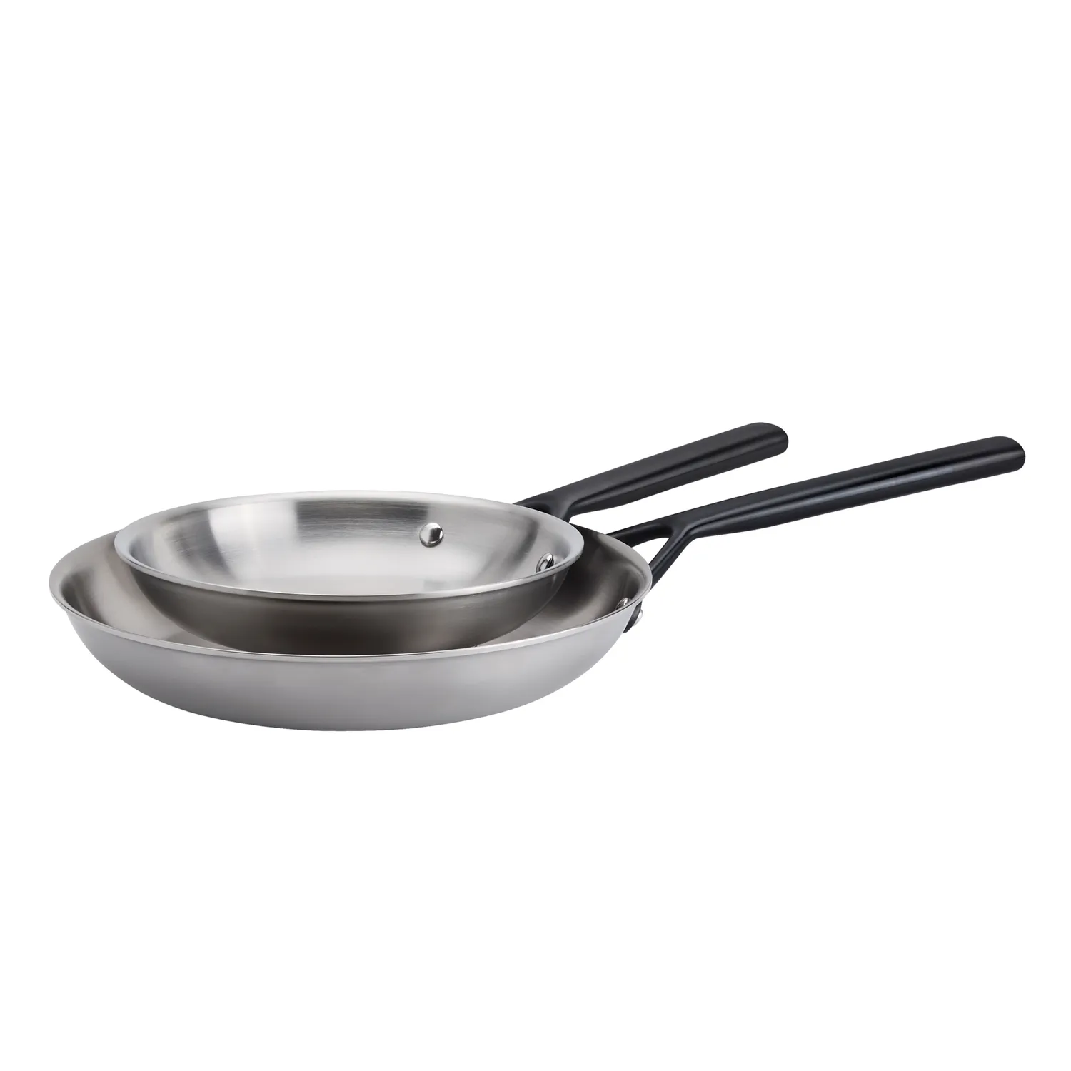 Zwilling Milano Stainless Steel Set of 2 Skillets, 8" & 10"