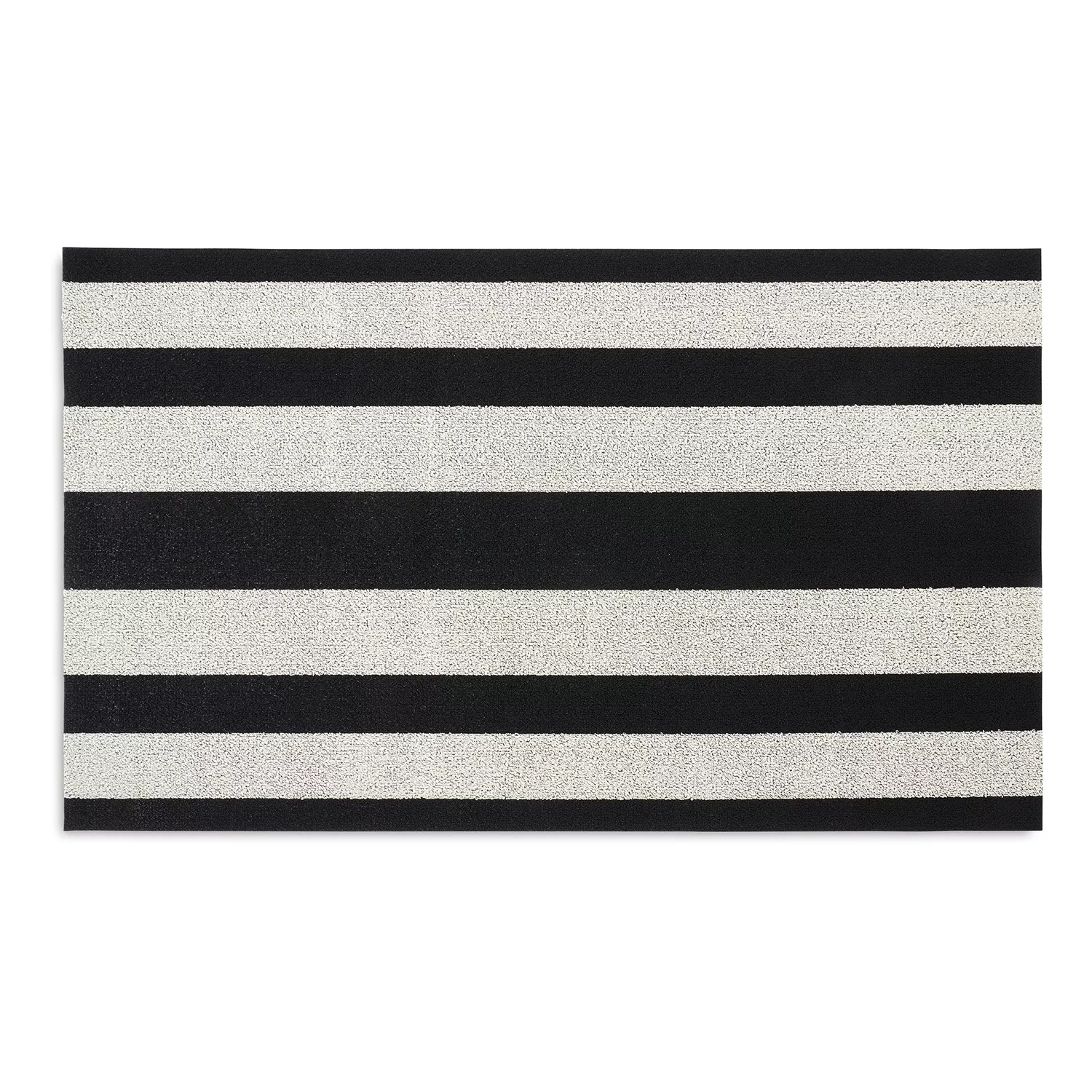 Chilewich Bold Shag Mat, Black