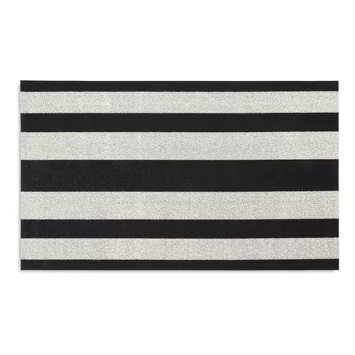 Chilewich Bold Shag Mat, Black