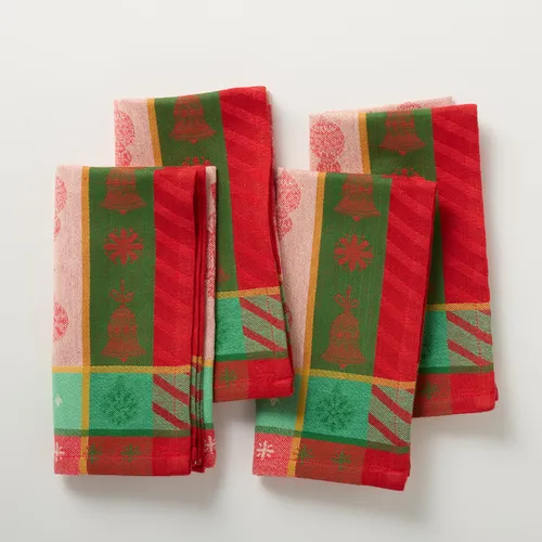 Sur la table Jacquard Nutcracker Napkins, Set of 4