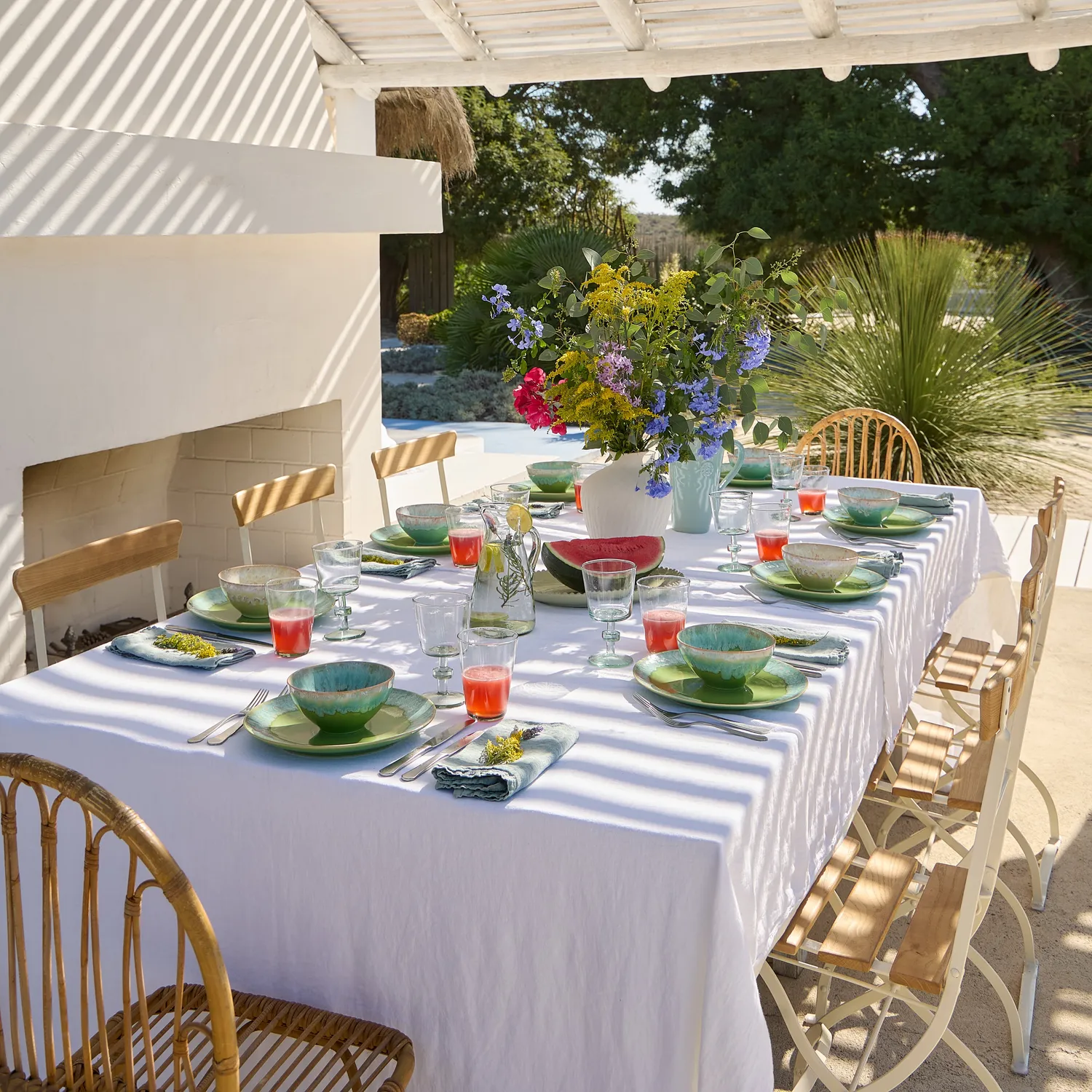 Costa Nova Taormina Dinner Plates, Set of 6