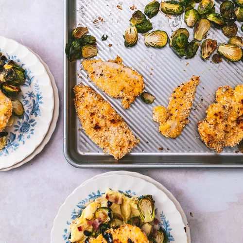 Crispy Chicken Sheet Pan Dinner