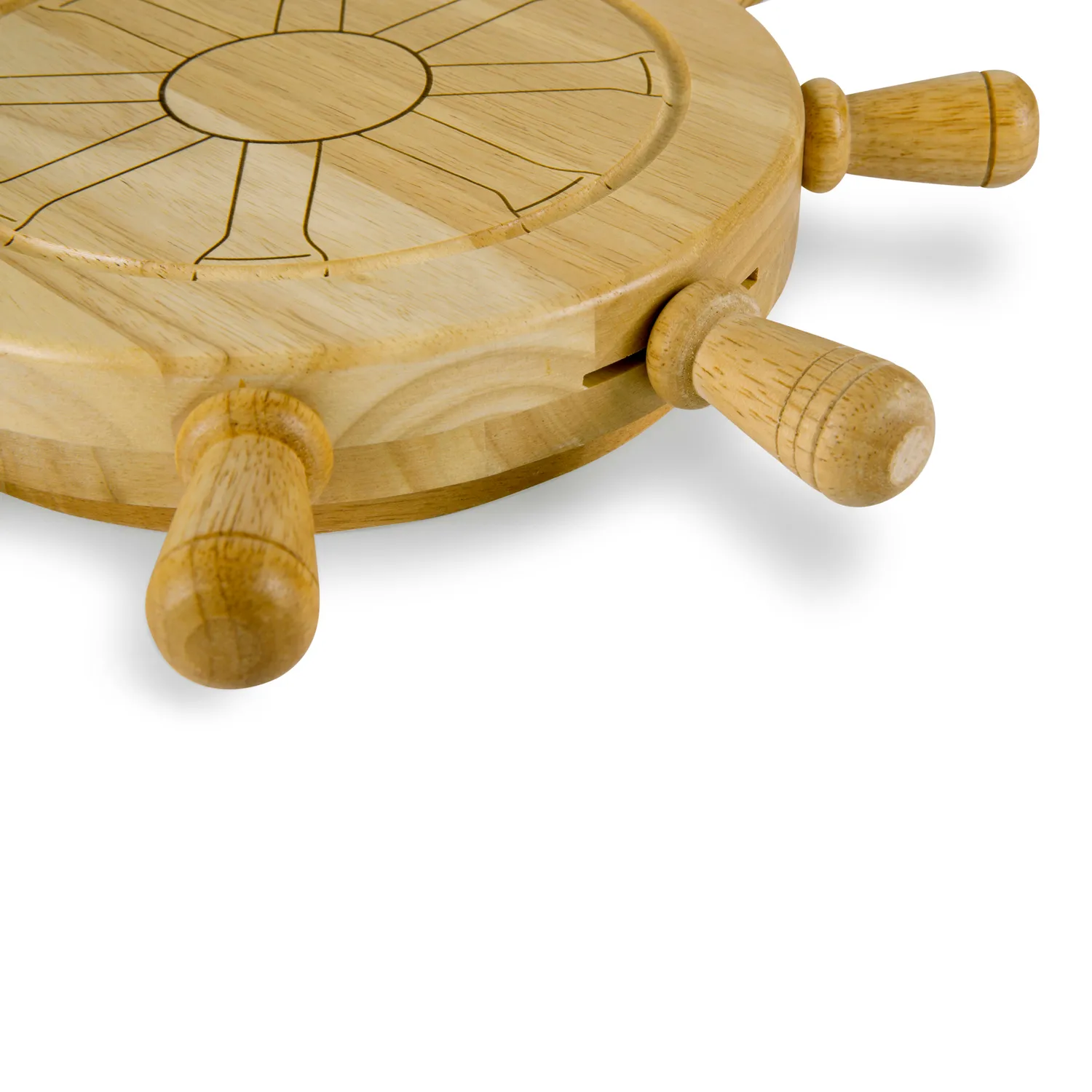 Picnic Time Lazy Susan Mariner Wheel