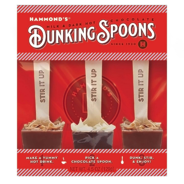 Hammond&#8217;s Chocolate Dunking Spoons, Set of 3