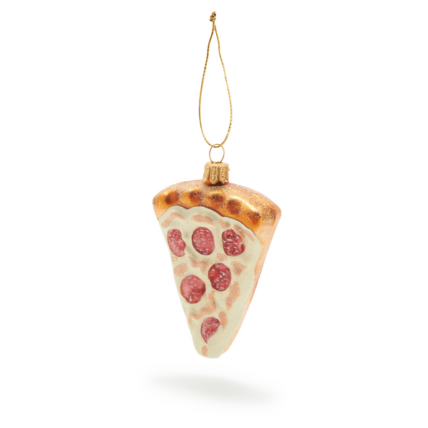 Pizza Glass Ornament