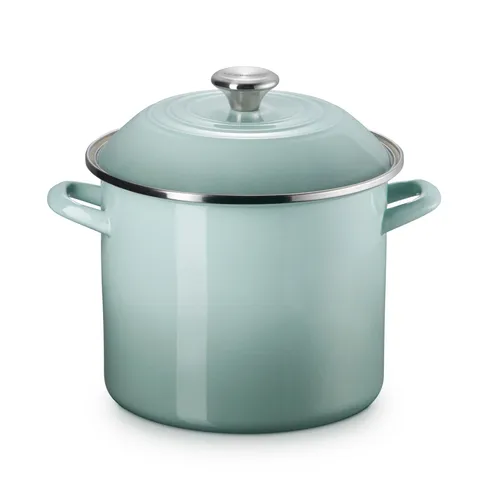 Le Creuset Enameled Steel Stockpot with Stainless Steel Knob, 10 qt.