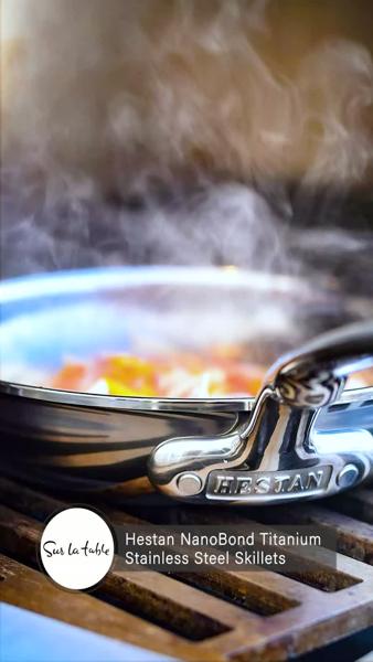 Hestan NanoBond Titanium Stainless Steel Skillets