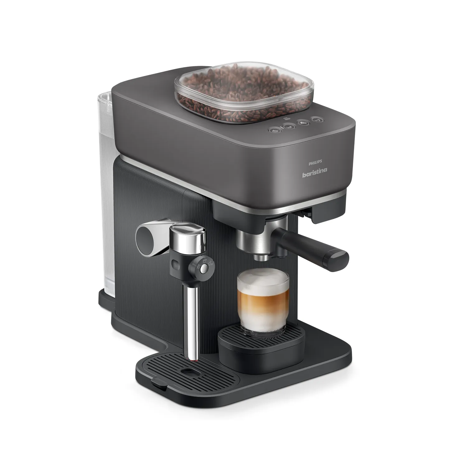 Philips Baristina Latte Coffee & Espresso Machine with Smart Milk Frother