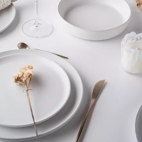 Stone Lain Stoneware Macchio 12-Piece Dinnerware Set