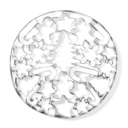 Sur La Table Holiday Plaque-Style Cookie Cutter