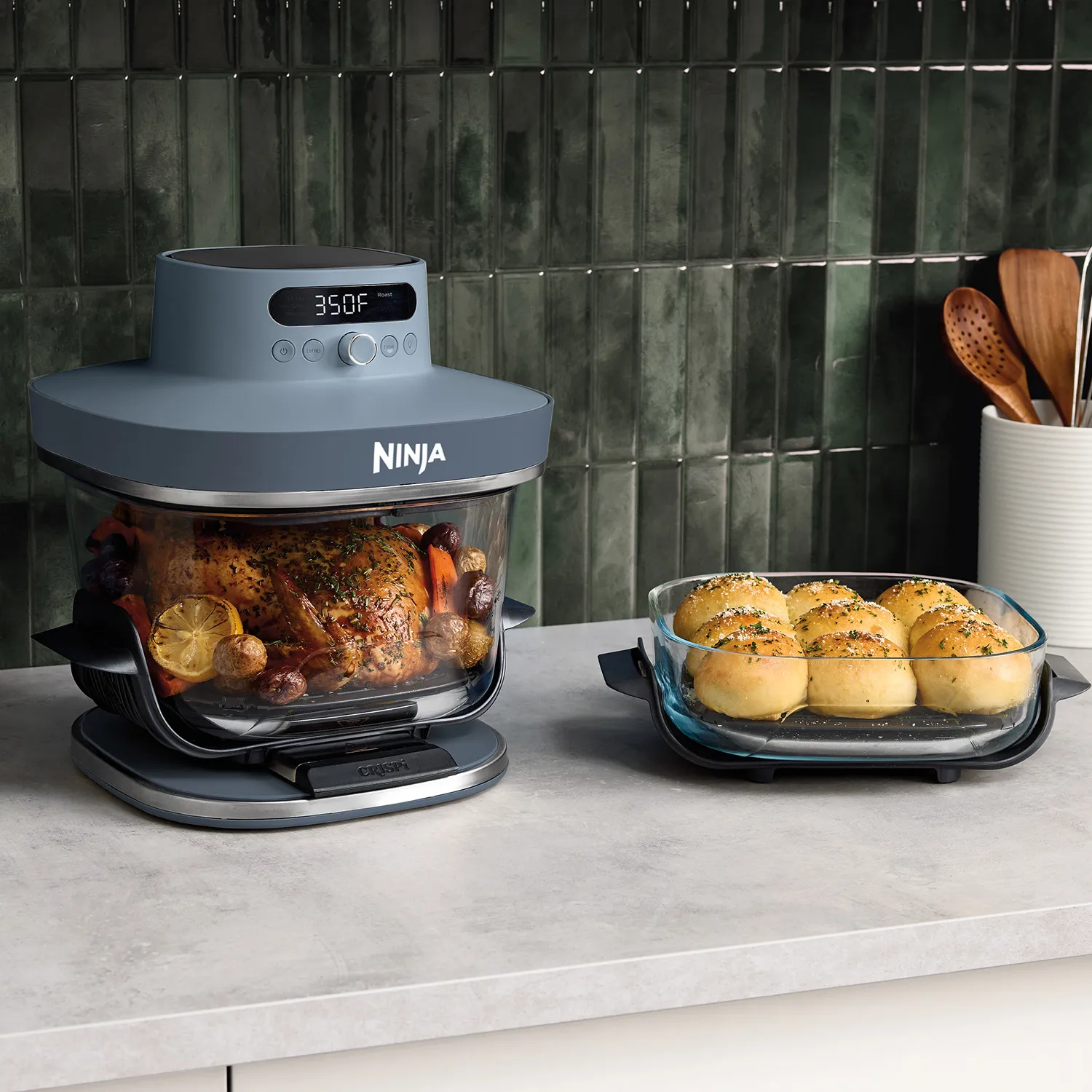 Ninja Crispi® Pro 6-in-1 Glass Countertop Air Fryer