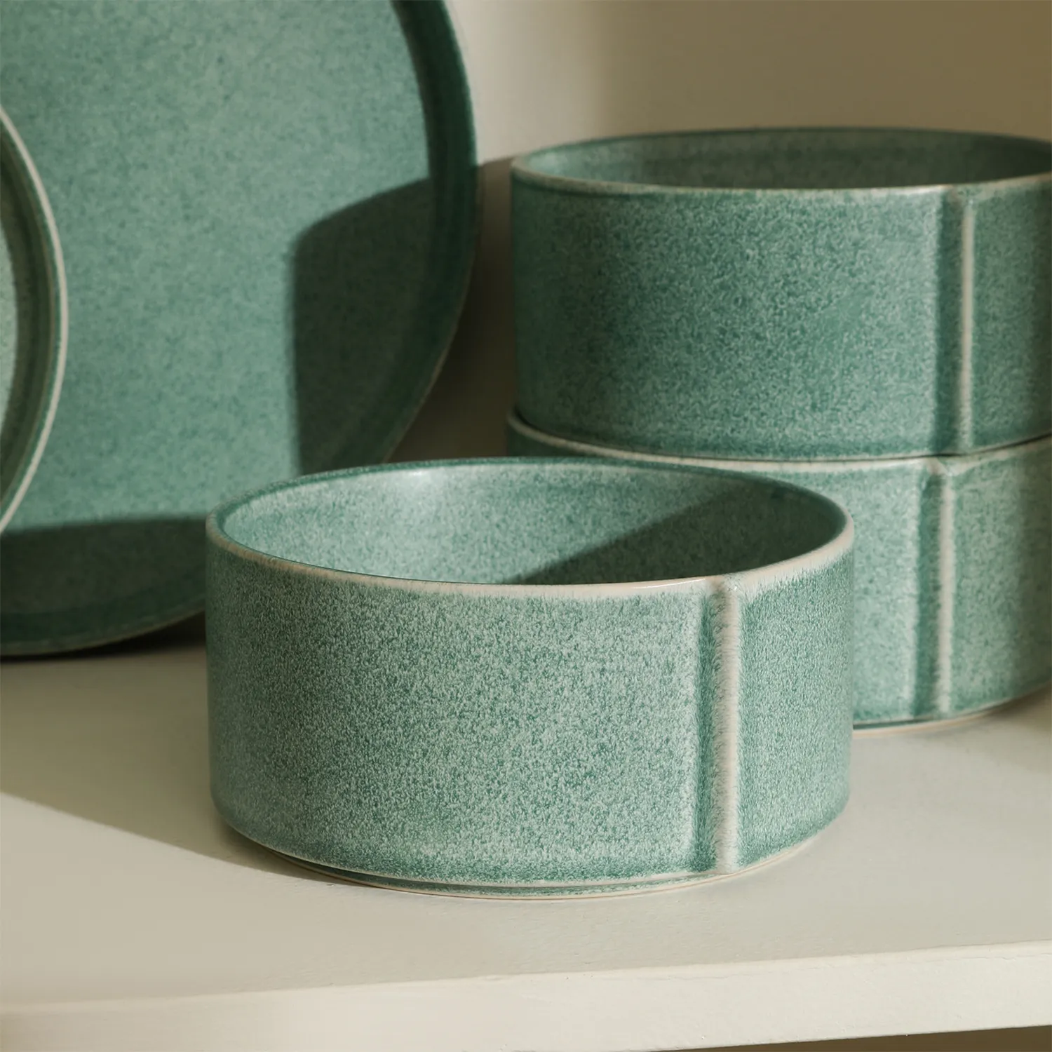 Stone Lain Bao Stoneware 12-Piece Dinnerware Set