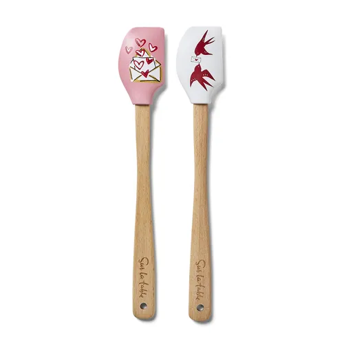 Sur La Table Mini Love Birds Spatulas, Set of 2