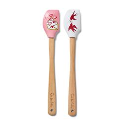 Sur La Table Mini Love Birds Spatulas, Set of 2
