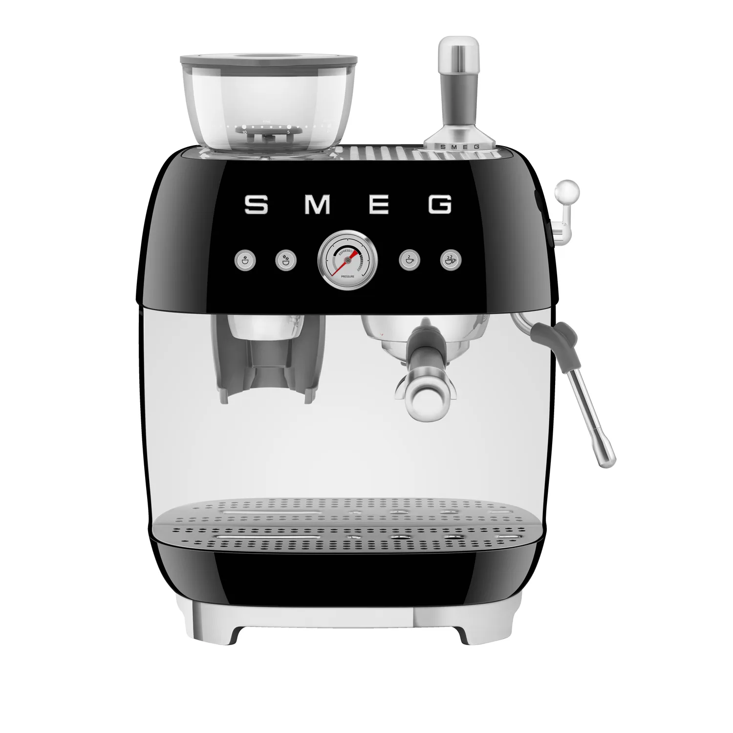 Smeg 50s Retro Style Aesthetic Espresso Machine with Grinder