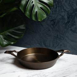 Nest Polished Cast Iron Open Braising Pan, 12"