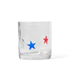 Sur La Table Fourth of July Stars Icon Double Old-Fashioned Glass